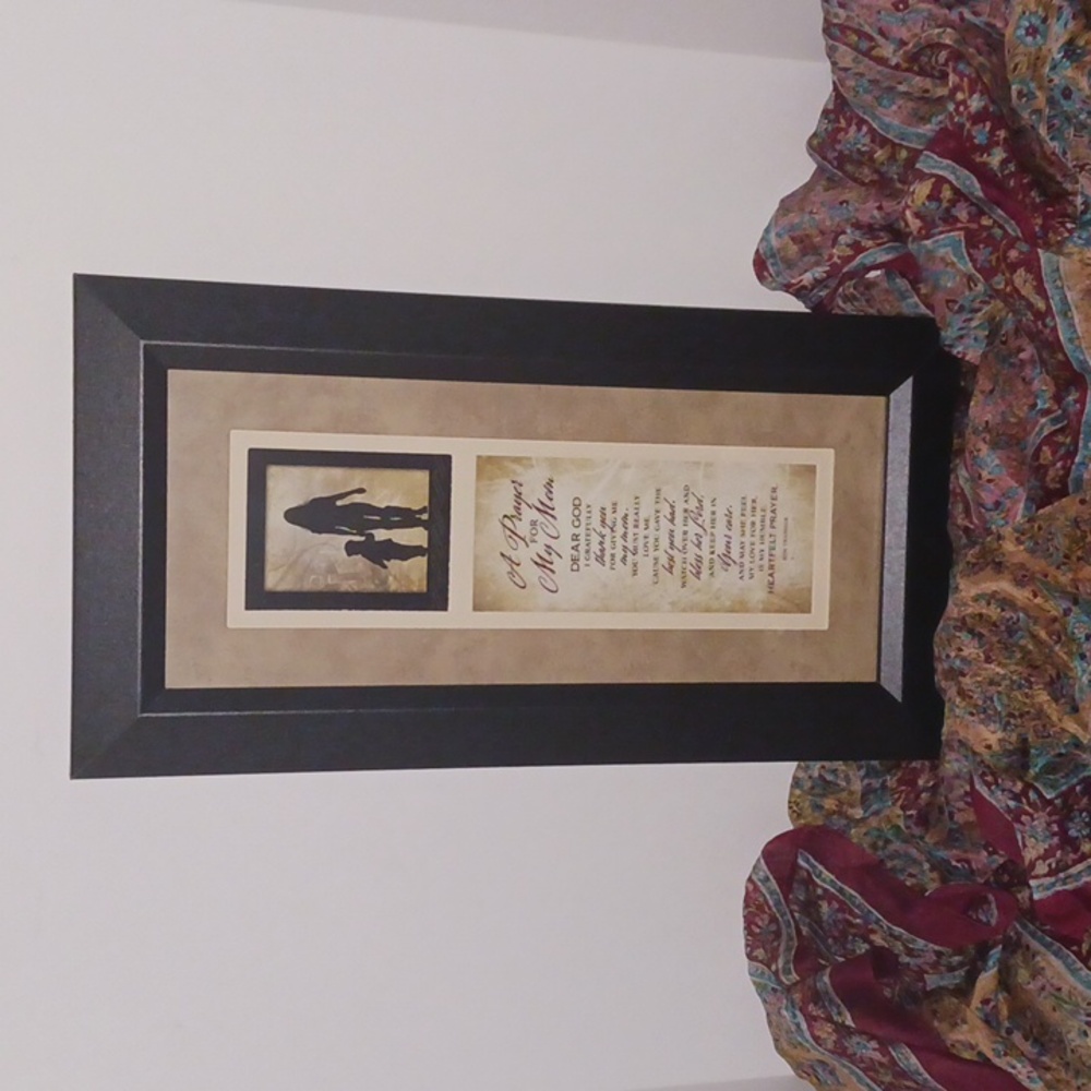 DEXSA "PRAYER FOR MY MOM" WOOD FRAME WALL PLAQUE * BRAND NEW AND IN ORIGINAL BOX